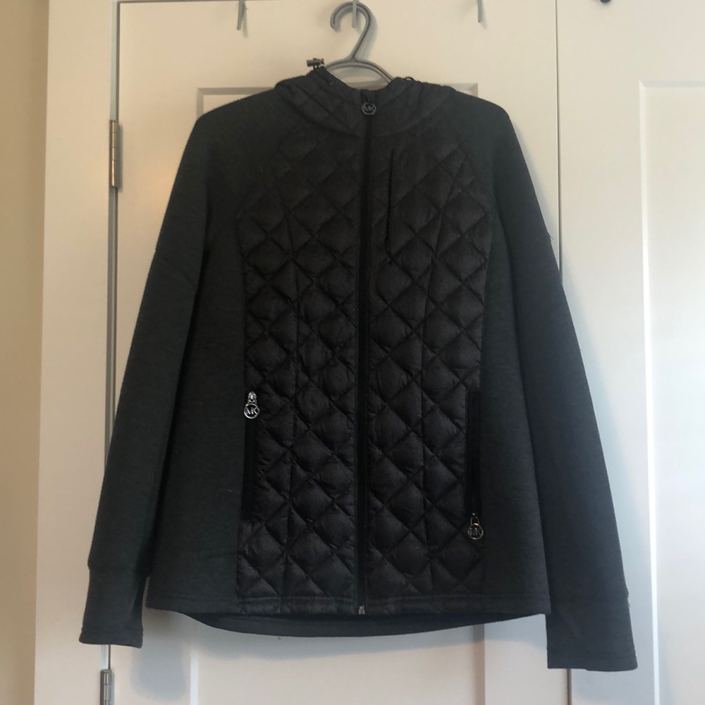 Michael Kors Size Large Dark Gray Down Jacket
